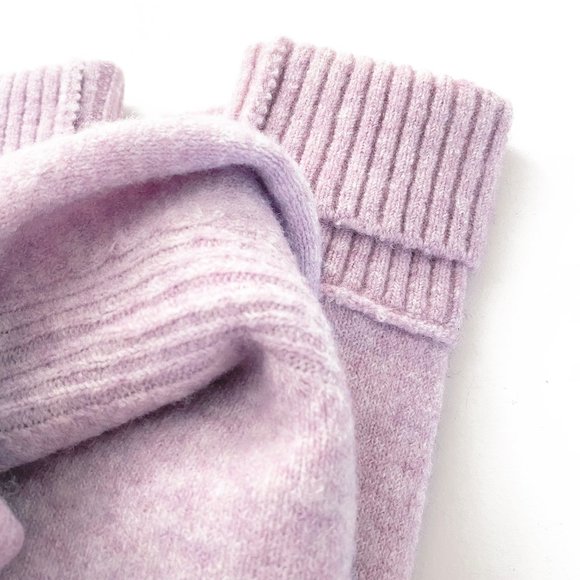 🔥NWT J.Crew Cropped Turtleneck Sweater Super Soft Yarn | Lilac | XS / XXS - Picture 4 of 4